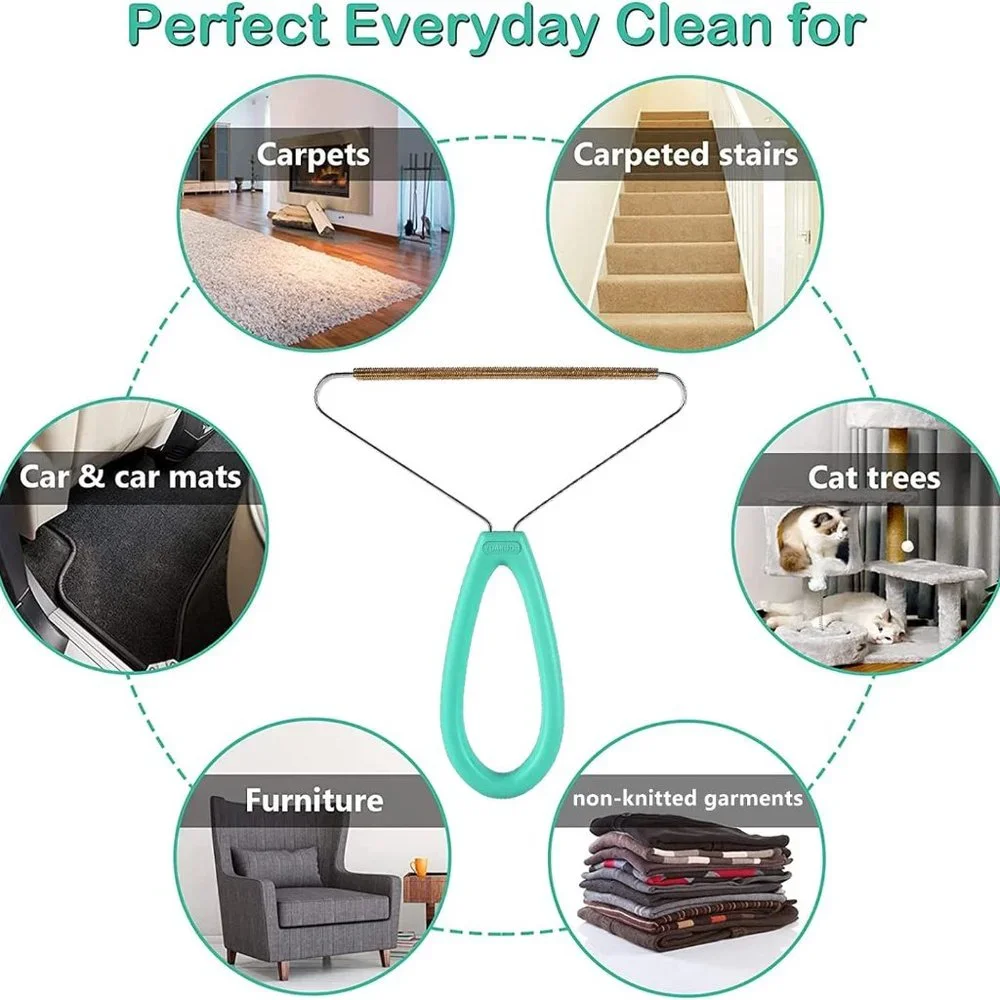YUAKUOD Pet Hair Remover, Special Multi Fabric Edge and Carpet‎ Scraper